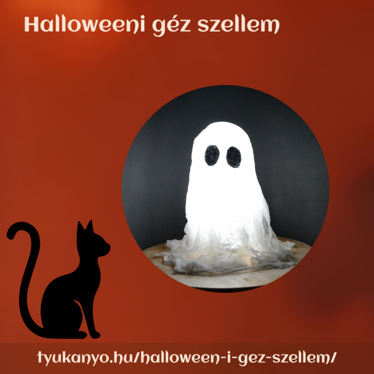 Halloweeni géz szellem