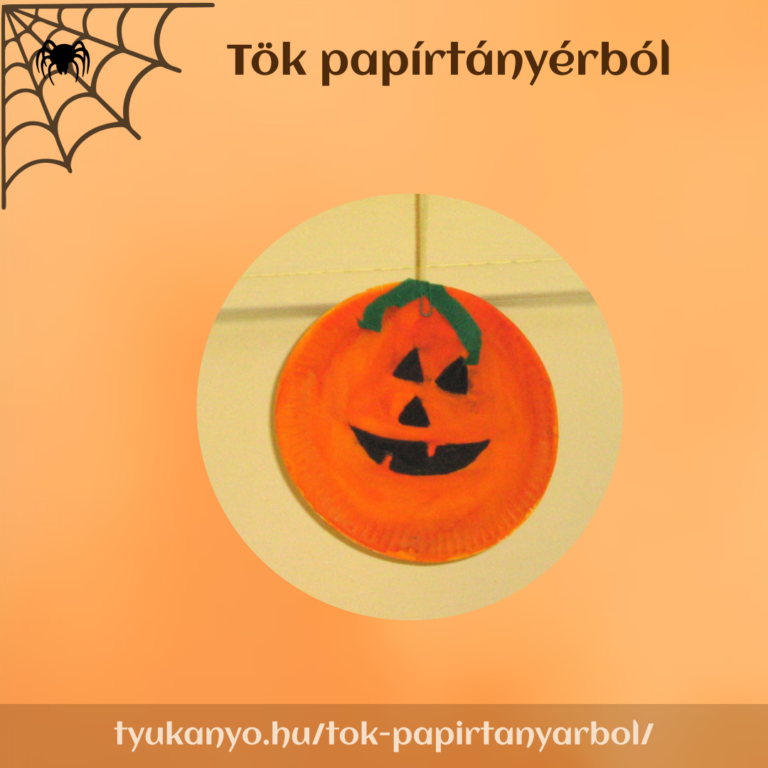 Tök papírtányérból